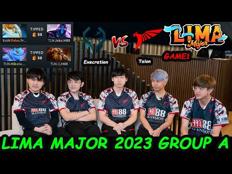 Talon vs Execration | 23savage Lina Carry 13K MMR  #LimaMajor 2023 Group Stage Game1
