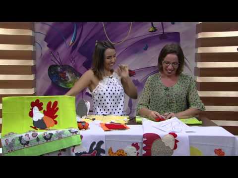 Mulher.com - 12/01/2016 - Pano de copa sem costura - Maria Helena Gobbi