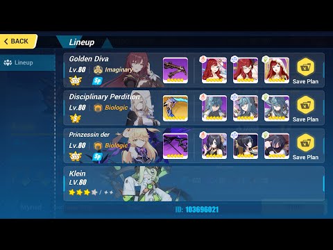 Honkai Impact 3: Red Lotus Abyss D404: Nihilius Husk(Paralyze) 845: GD(SSS) DPe(S0) PV(SSS) Klein 3*