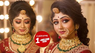 Indian Royal Bridal Makeover || Step By Step HD Makeup || By Mayuri Sinha Sarkar | DOWNLOAD THIS VIDEO IN MP3, M4A, WEBM, MP4, 3GP ETC