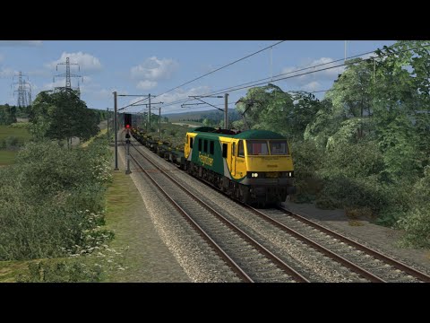 Train Simulator | AP/W Class 90 | 4S50 06:03 Crewe Basford Hall - Coatbridge F.L.T.