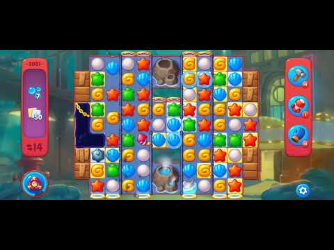 Fishdom Hard Level 3001 (with Double Super Lightning) @choraelmin