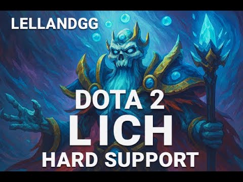 Dominating Ranked with Lich Hard Support | Dota 2 Gameplay Breakdown