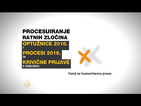 Sporo procesuiranje ratnih zločina u Srbiji