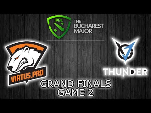 Virtus.Pro (VP) vs VGJ.Thunder (VGJ.T) - Game 2 - Grand Final - PGL BUCHAREST MAJOR 2018 DOTA 2