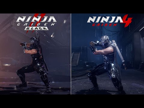 NINJA GAIDEN 2 Black Vs NINJA GAIDEN 4 | Ryu Hayabusa - Details Comparison
