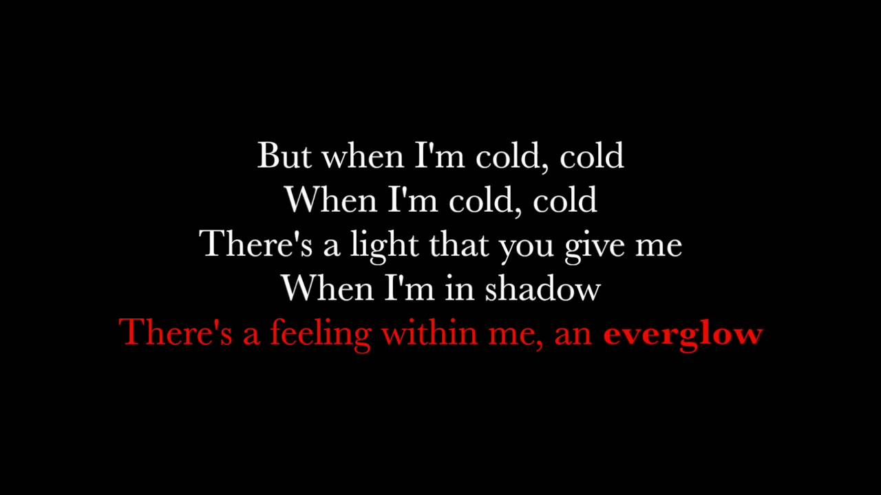 Everglow COLDPLAY lyrics