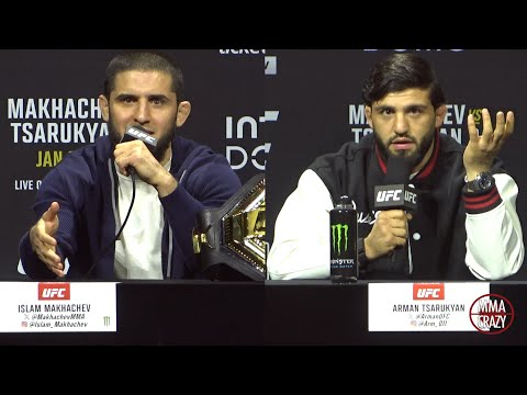 Islam Makhachev vs. Arman Tsarukyan December Press Conference Highlights UFC 311