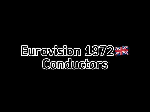 Eurovision 1972🇬🇧 | Conductors