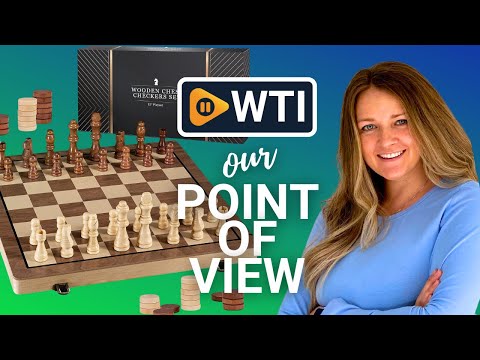 15"" Wooden Chess Sets - Chess & Checkers Board Game - WTI product video review
