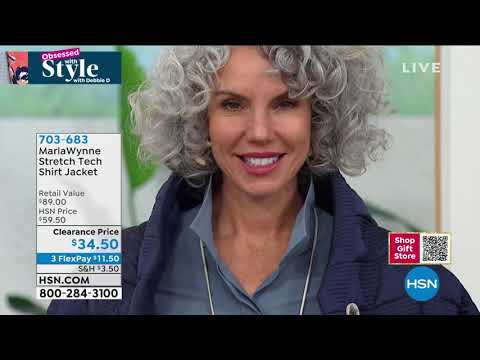 MarlaWynne Stretch Tech Shirt Jacket