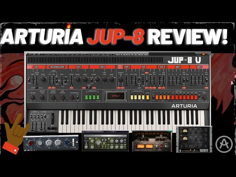 Arturia Jup-8v v4 Tutorial - Make Sounds From Scratch Using VST Synth
