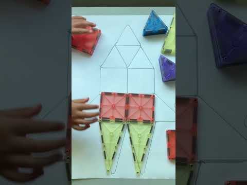 Fun Shape Matching Activity With Magna Tiles