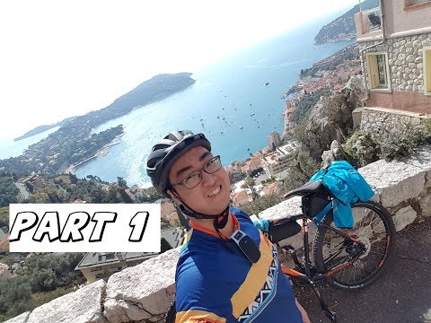 Easter Holiday 2018 - Part 1: Nice (France) to Monaco by bike - Breathtaking views !!!