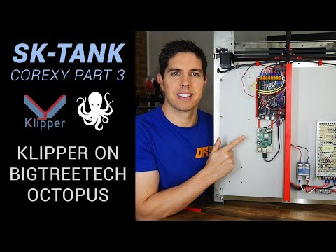 SecKit SK-Tank coreXY build pt 3 - Wiring and Klipper firmware on BTT Octopus
