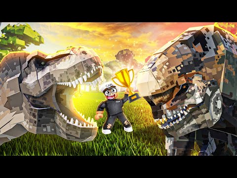 JURASSIC BLOCKY TOURNAMENT with NEW D-REX!