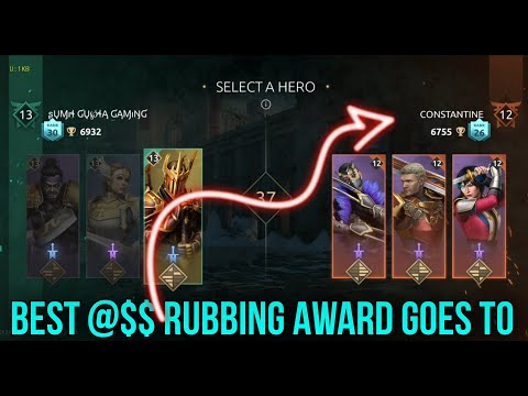 Best @$$ Rubbing Award Goes to Constantine - Shadow Fight 4: Arena