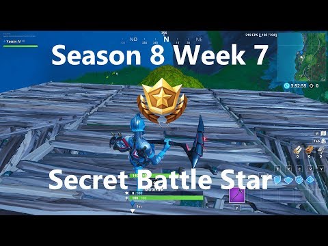 Season 8 Week 7 Battle Star Secret Location (Discovery Challenges) - Fortnite Battle Royale