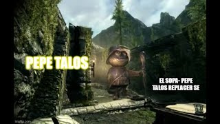 El sopa's PEPE TALOS REPLACER SE statue