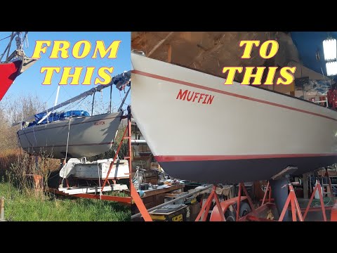 Fixing up an abandoned J/24 Sailboat. (Part3)