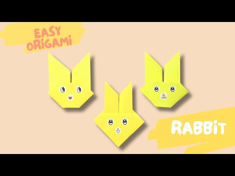 How to make a Cute Cat Origami  Easy Paper Folding for Kids and Beginners