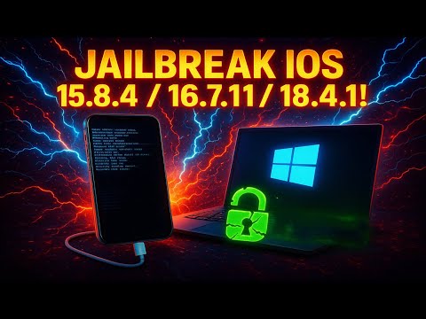 🔓 New Method 2025! Jailbreak iOS 15.8.4 / 16.7.11 / 18.4.1 with Windows Easy
