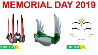Roblox Memorial Day Sale 2019 All Items Th Clip - 