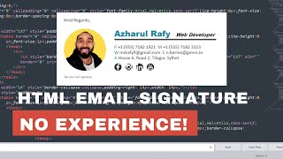 Clickable HTML Email Signature without Writing Codes