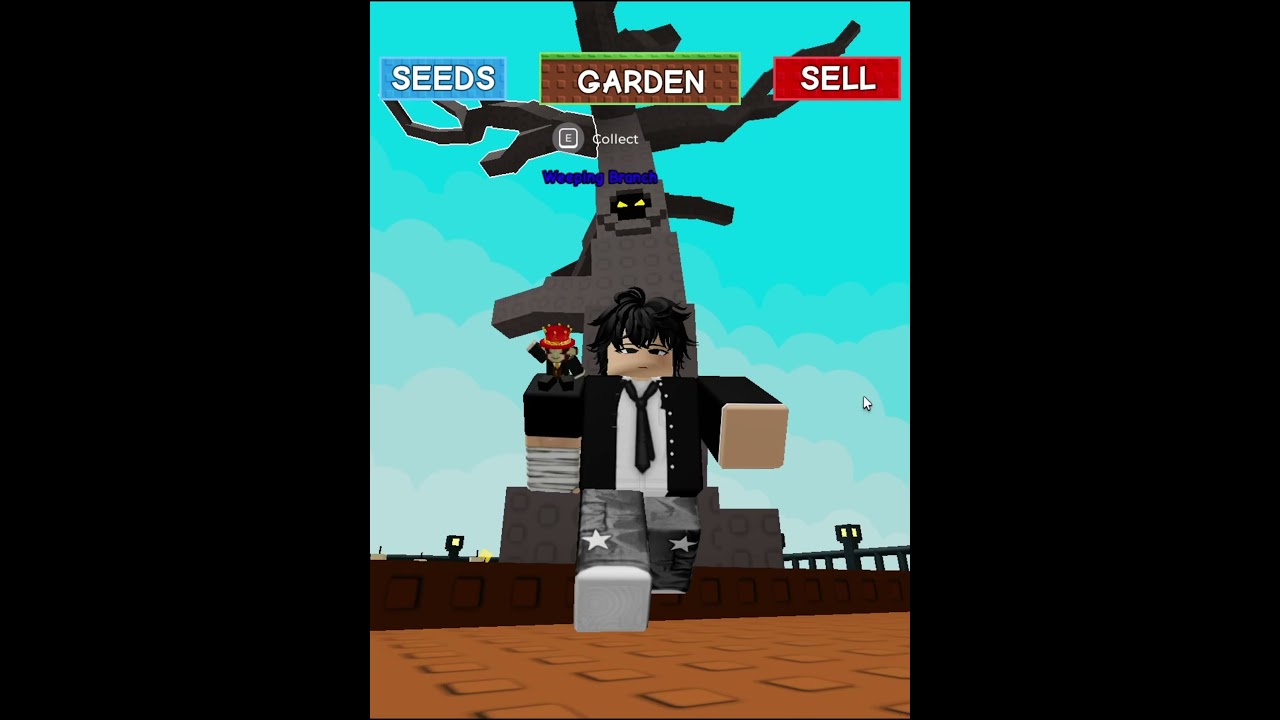FINALLY GOT WEEPING BRANCH SEED GROW A GARDEN #growagarden  #roblox