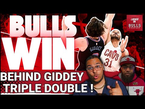 Josh Giddey Triple Double Leads Bulls To First Win Over Cavilers In 2 Years
