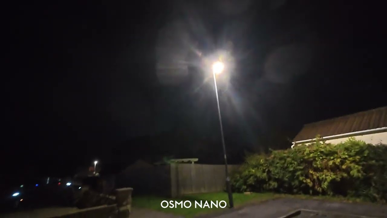 DJI Osmo Nano — 4K @ 30fps (Very low light) - YouTube