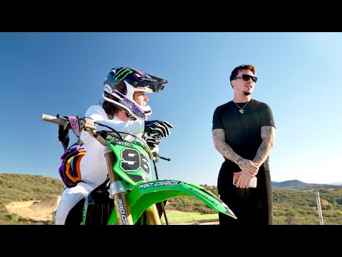 Teaching FaZe Adapt How to Jump a Dirt Bike! - Day by Slay #64