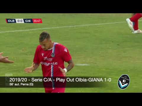 HL Olbia-GIANA 1-0 - andata Play Out 2019/2020