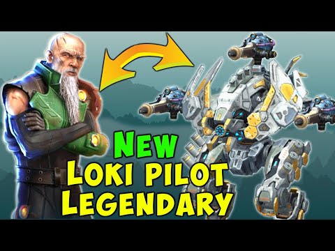 New 6.2 LOKI & LEGENDARY PILOT - War Robots Mk2 Troll Gameplay WR