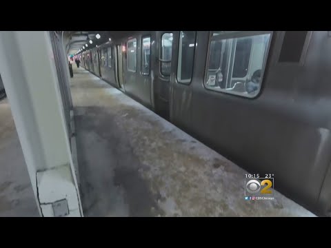 Dangerous Ice On CTA Platforms