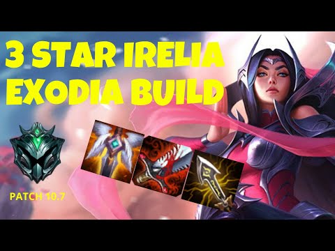 3 STAR IRELIA | 6 Cybernetics | Platinum 1 Ranked Gameplay | TFT Patch 10.7 | Teamfight Tactics