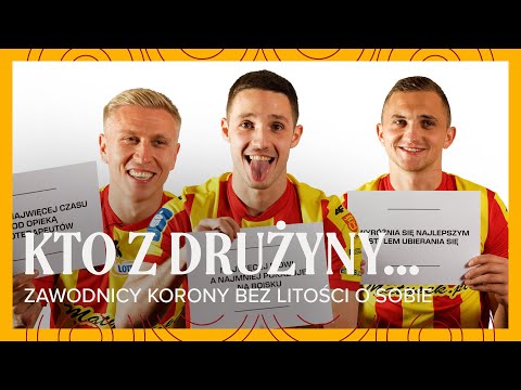 KTO JEST KIM W DRUŻYNIE? 👀 Zawodnicy Korony bez litości o sobie