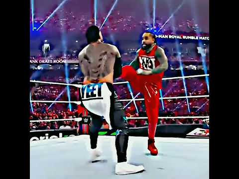 JEY USO VS JIMMY USO 🔥! | #wwe #theusos #shorts #short