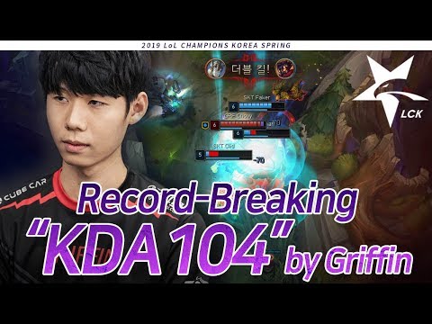 Record-Breaking “KDA 104” by Griffin : GRF vs SKT [2019 LCK Highlight] Match23 Game2