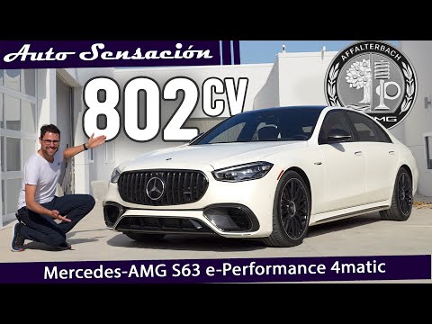 Prueba Mercedes Amg S63 e-performance 4matic 2024 .El Clase S más rápido y deportivo de la historia