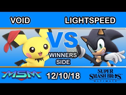 MSM 169 - CLG | Void(Pichu) Vs. LightSpeed (Sonic) Pools R3 - Smash Ultimate