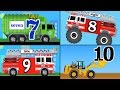 Learning To Count Collection Vol 1 Counting To 10 Monster Trucks Fire Engines Garbage Trucks