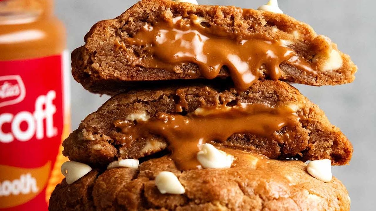 BISCOFF STUFFED COOKIES!!!