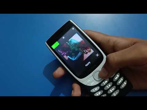How to set photo wallpaper Nokia keypad phone, wallpaper setting