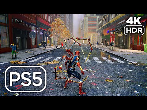 Spider-Man: Remastered [PS5™4K HDR Ray Tracing] Gameplay