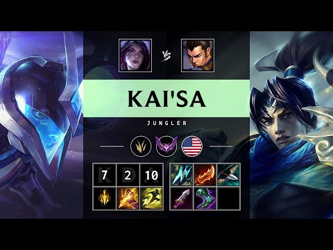 Kai'Sa Jungle vs Xin Zhao - NA Master Patch 25.12