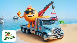 Música Infantil Caminhão Guincho Herói da Estrada | Meu Amigo Caminhão | Vídeos Educativos