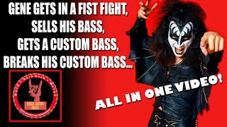 Gene Simmons Punches a Guy and Breaks his Bass!