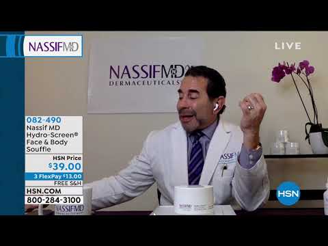 Nassif MD HydroScreen Face   Body Souffle