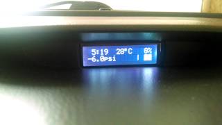Arduino powered Subaru clock pod gauge